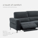 VIOLET 3 Seat Electric Recliner L-Shape Sofa L240-280 VIOLET 3 Seat Electric Recliner L-Shape Sofa L240-280